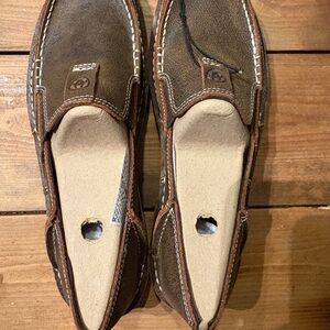 Women’s Ariat Brown Suede Slip-On Loafers 9.5